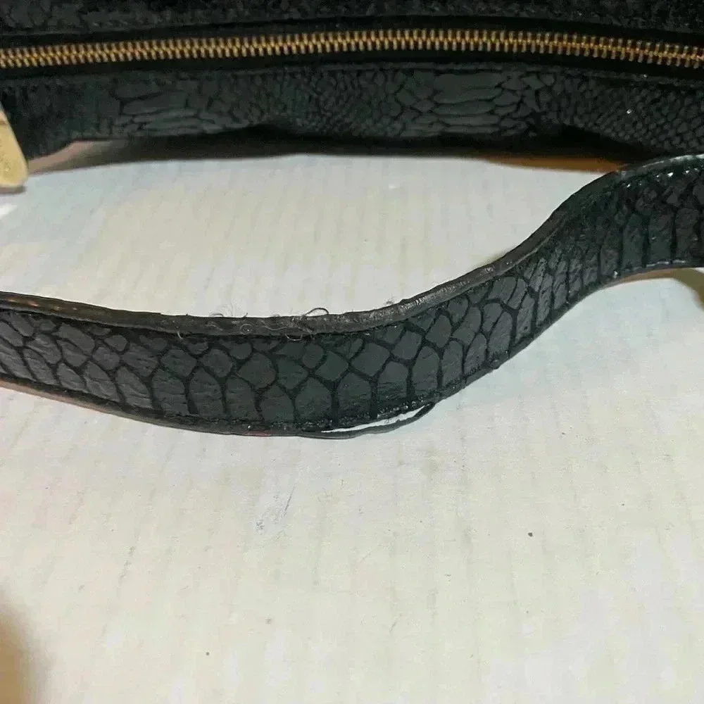 Michael kors snakeskin leather snakeskin embossed satchel handbag